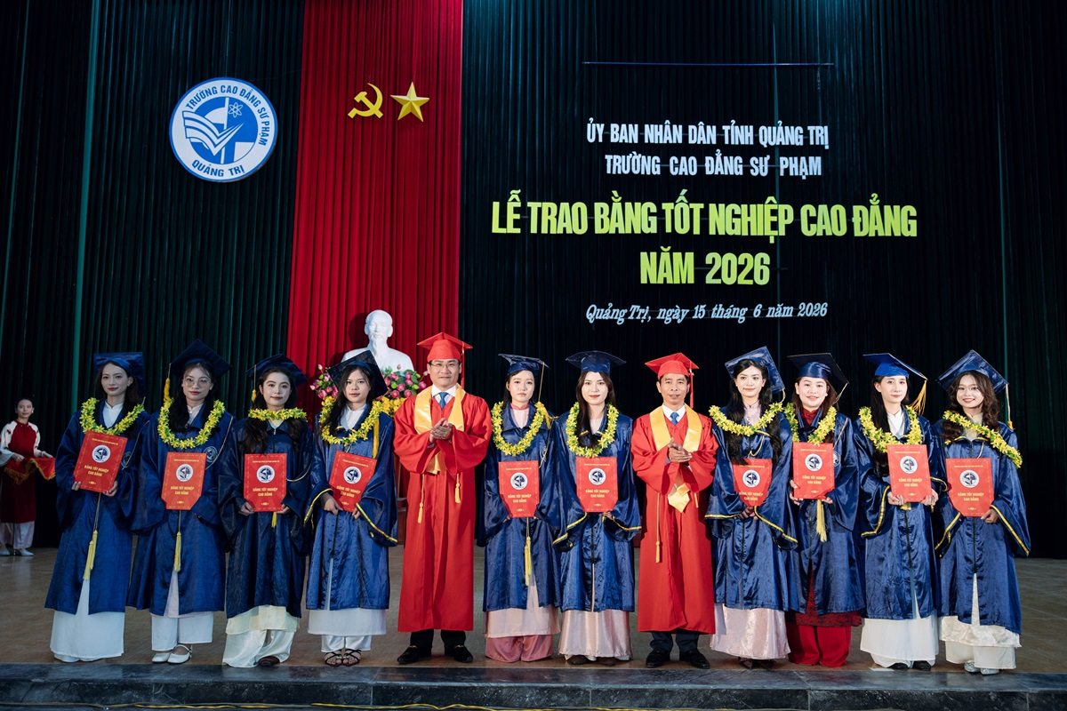 LỄ TRAO BẰNG TỐT NGHIỆP CAO ĐẲNG NĂM 2026